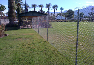 temporary chain link fence