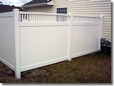 pvc or vinyl fencing